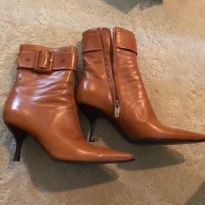 Sergio Rossi Leather Kronos leather boots